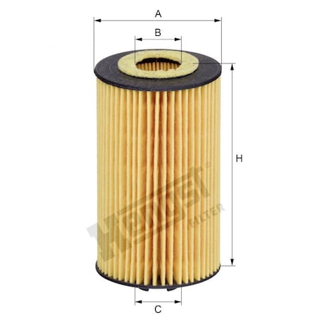 Hengst OIL FILTER CARTRIDGE WITH GASKETS E611HD442